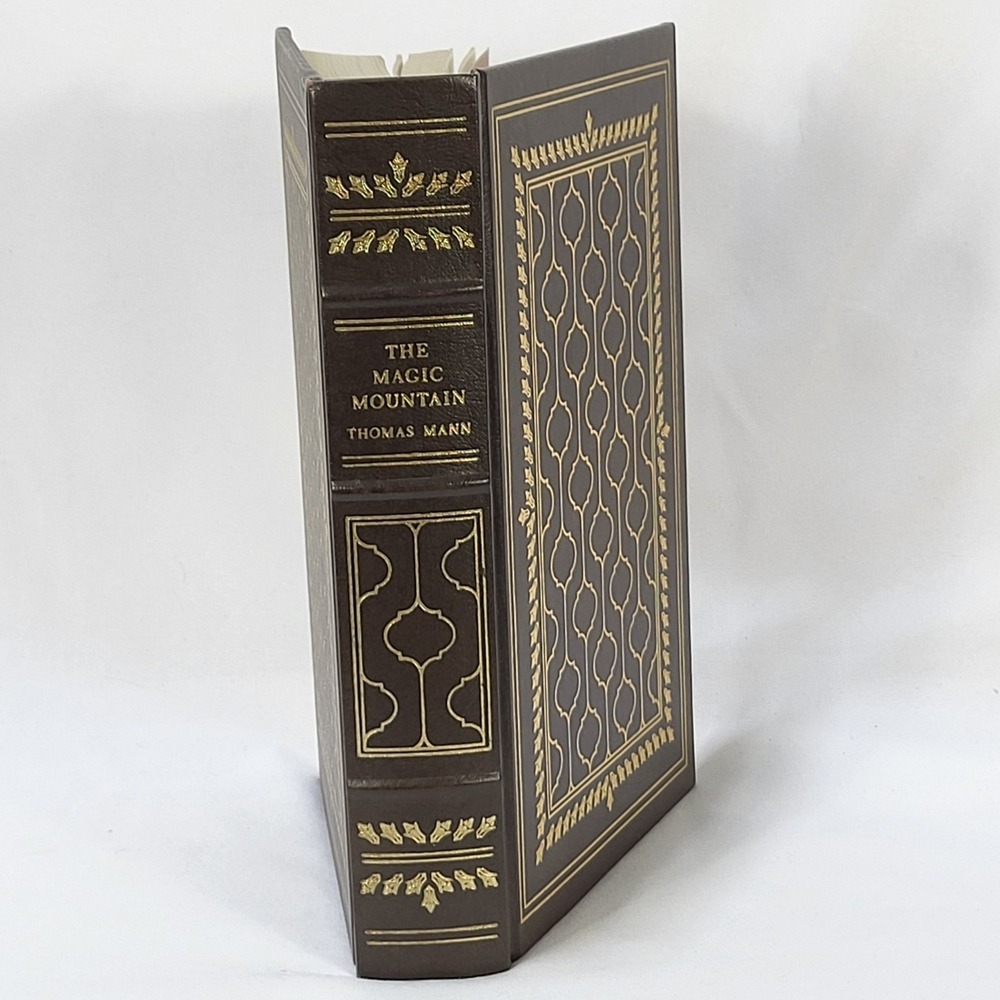 The Magic Mountain Thomas Mann Franklin Library Illustrated Gilt Edge Brown Gold